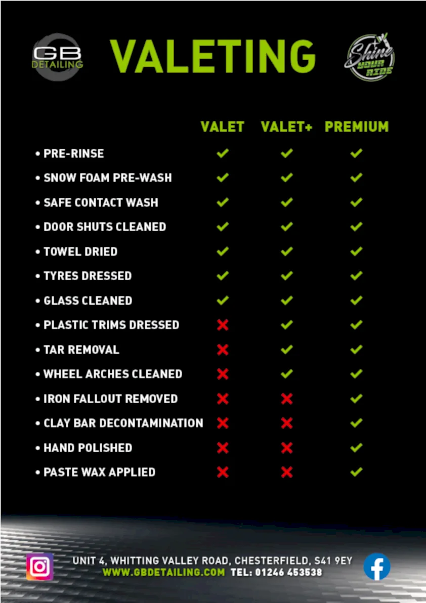 Valeting Service